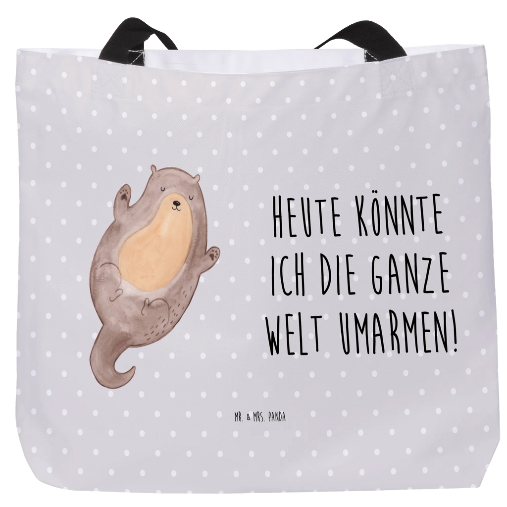 Shopper Otter Umarmen Beutel, Einkaufstasche, Tasche, Strandtasche, Einkaufsbeutel, Shopper, Schultasche, Freizeittasche, Tragebeutel, Schulbeutel, Alltagstasche, Otter, Fischotter, Seeotter, Otter Seeotter See Otter