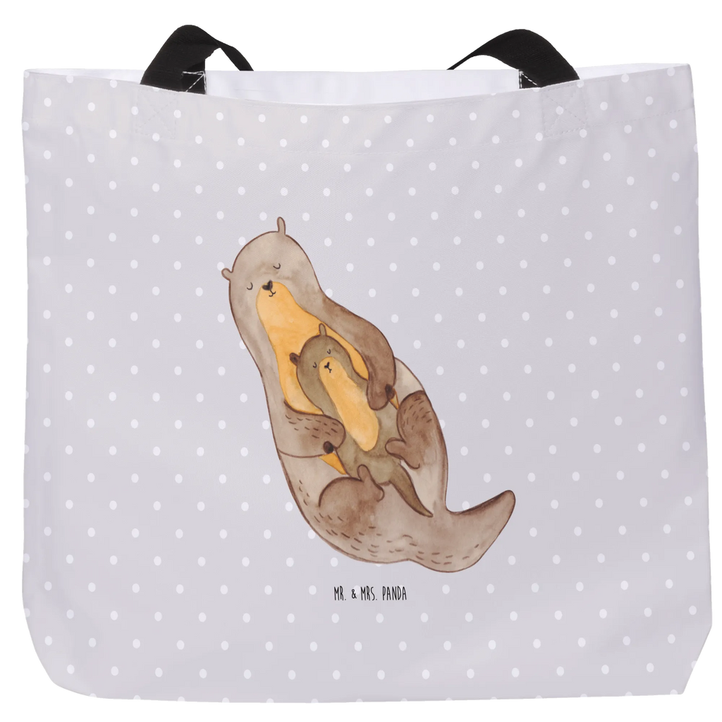 Shopper Otter Kind Beutel, Einkaufstasche, Tasche, Strandtasche, Einkaufsbeutel, Shopper, Schultasche, Freizeittasche, Tragebeutel, Schulbeutel, Alltagstasche, Otter, Fischotter, Seeotter, Otter Seeotter See Otter