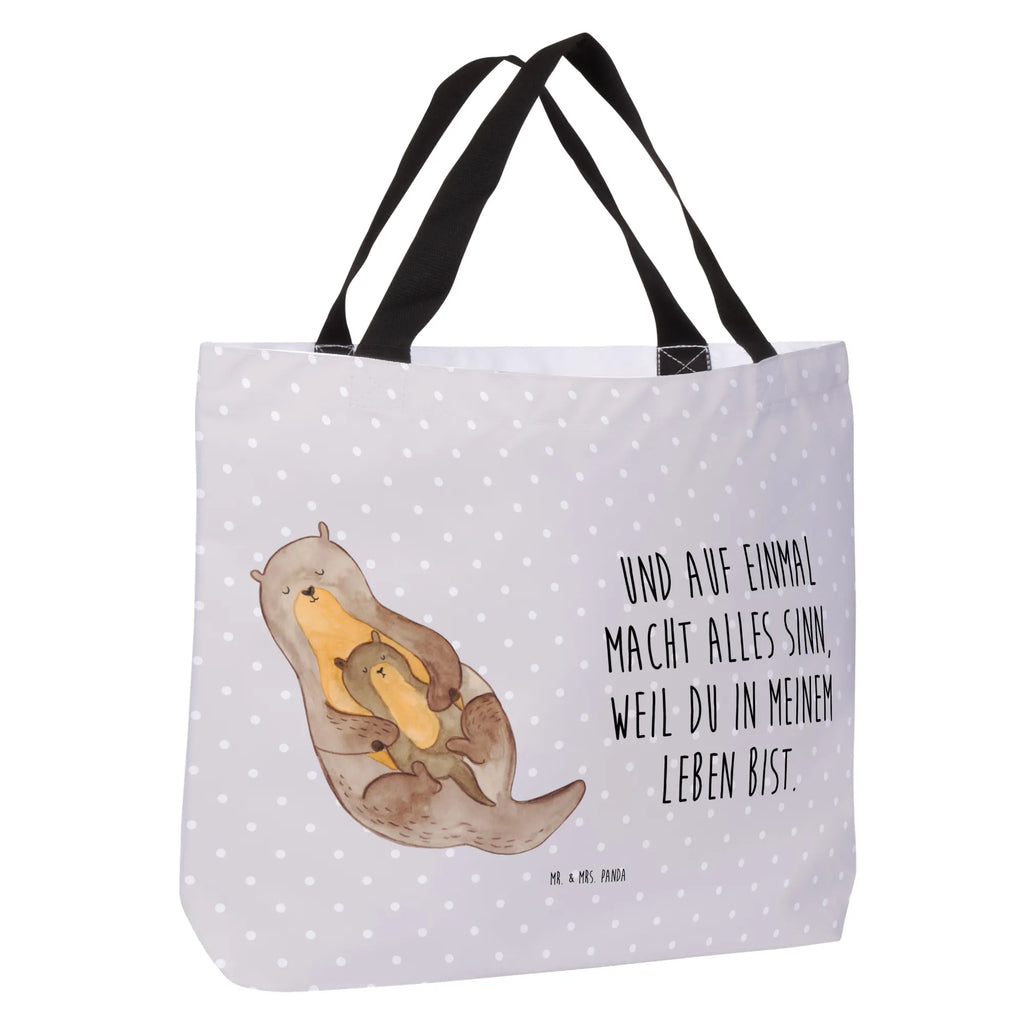 Shopper Otter Kind Beutel, Einkaufstasche, Tasche, Strandtasche, Einkaufsbeutel, Shopper, Schultasche, Freizeittasche, Tragebeutel, Schulbeutel, Alltagstasche, Otter, Fischotter, Seeotter, Otter Seeotter See Otter