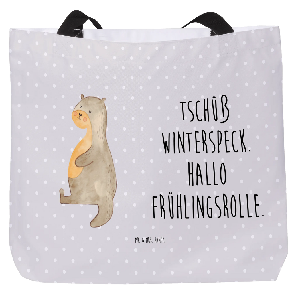 Shopper Otter Bauch Beutel, Einkaufstasche, Tasche, Strandtasche, Einkaufsbeutel, Shopper, Schultasche, Freizeittasche, Tragebeutel, Schulbeutel, Alltagstasche, Otter, Fischotter, Seeotter, Otter Seeotter See Otter