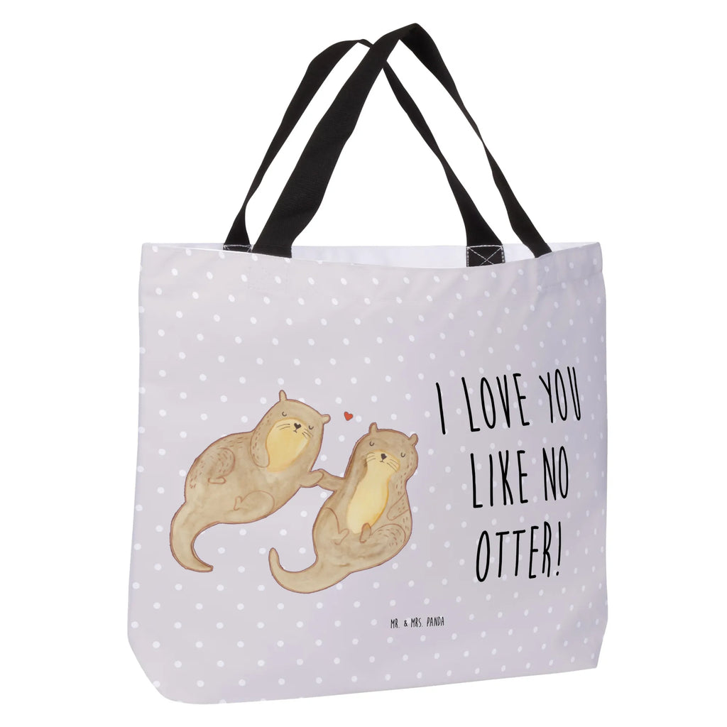 Shopper Otter Hände halten Beutel, Einkaufstasche, Tasche, Strandtasche, Einkaufsbeutel, Shopper, Schultasche, Freizeittasche, Tragebeutel, Schulbeutel, Alltagstasche, Otter, Fischotter, Seeotter, Otter Seeotter See Otter