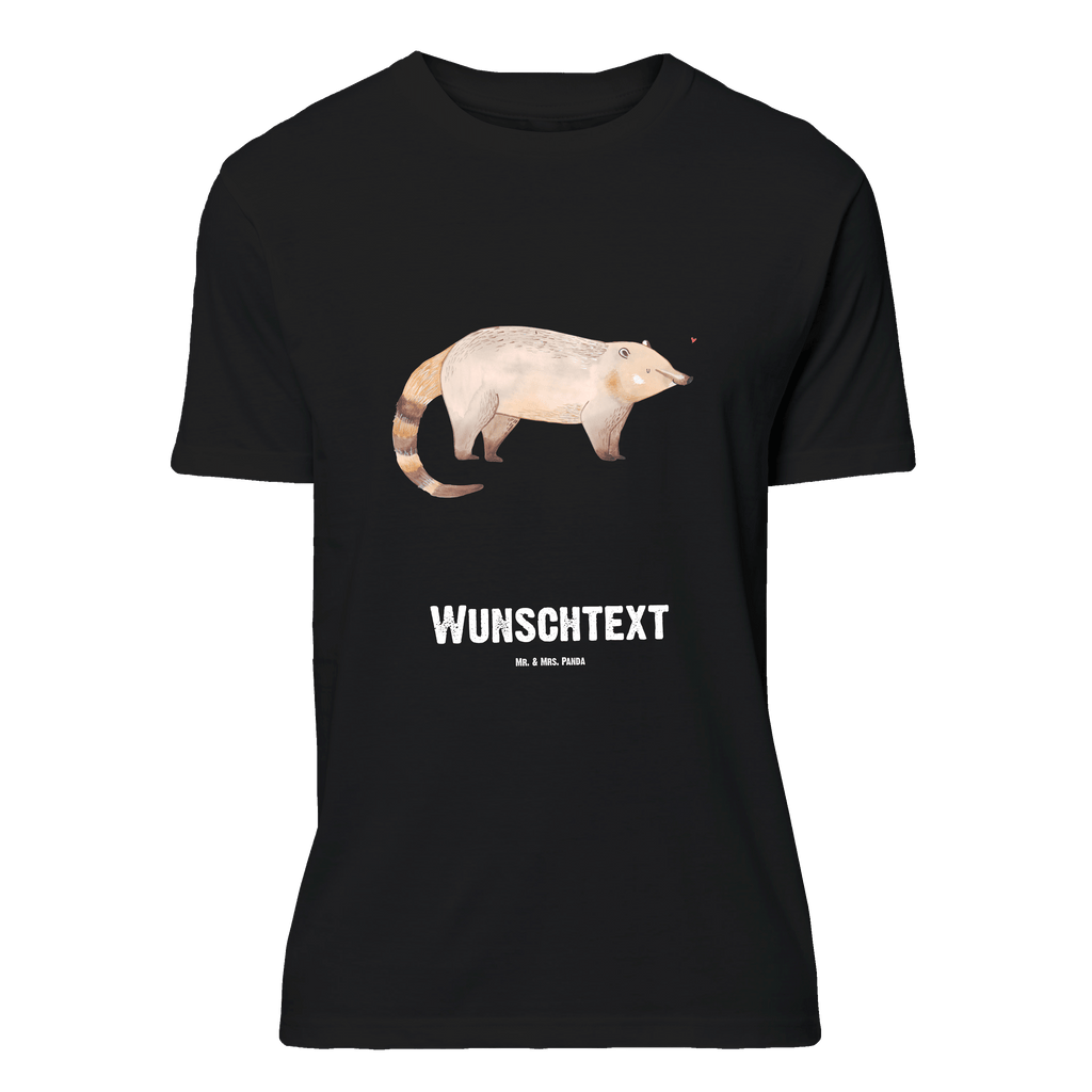 Personalisiertes T-Shirt Nasenbär T-Shirt Personalisiert, T-Shirt mit Namen, T-Shirt mit Aufruck, Männer, Frauen, Wunschtext, Bedrucken, Tiermotive, Gute Laune, lustige Sprüche, Tiere, Nasenbär, Nasenbären, Rüsselbär, Bär