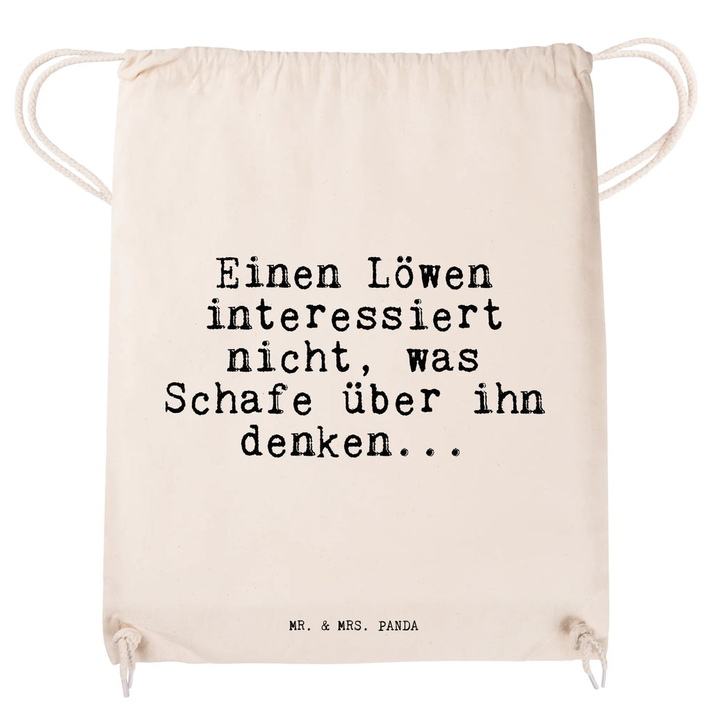 Sportbeutel Einen Löwen interessiert nicht,... Sportbeutel, Turnbeutel, Beutel, Sporttasche, Tasche, Stoffbeutel, Sportbeutel Kinder, Gymsack, Beutel Rucksack, Kleine Sporttasche, Sportzubehör, Turnbeutel Baumwolle, Spruch, Sprüche, lustige Sprüche, Weisheiten, Zitate, Spruch Geschenke, Spruch Sprüche Weisheiten Zitate Lustig Weisheit Worte