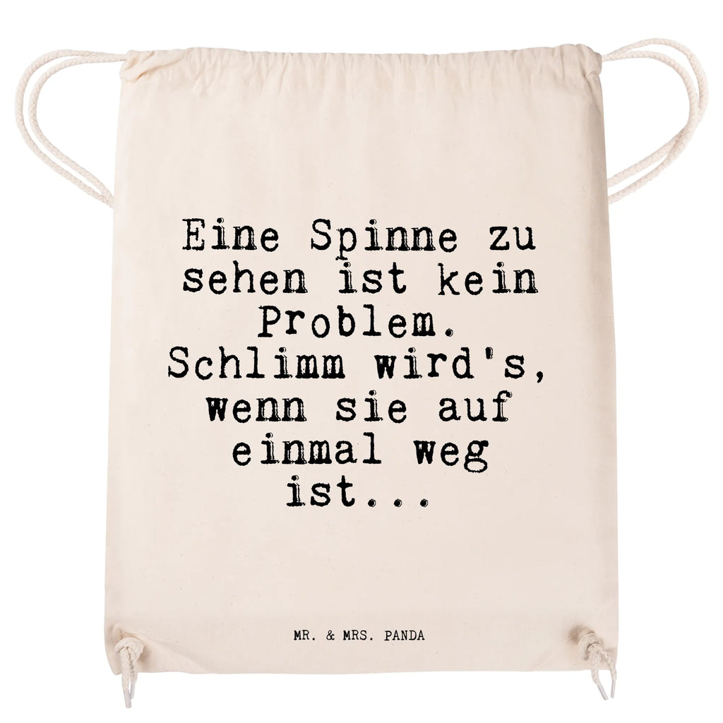 Sportbeutel Eine Spinne zu sehen... Sportbeutel, Turnbeutel, Beutel, Sporttasche, Tasche, Stoffbeutel, Sportbeutel Kinder, Gymsack, Beutel Rucksack, Kleine Sporttasche, Sportzubehör, Turnbeutel Baumwolle, Spruch, Sprüche, lustige Sprüche, Weisheiten, Zitate, Spruch Geschenke, Spruch Sprüche Weisheiten Zitate Lustig Weisheit Worte