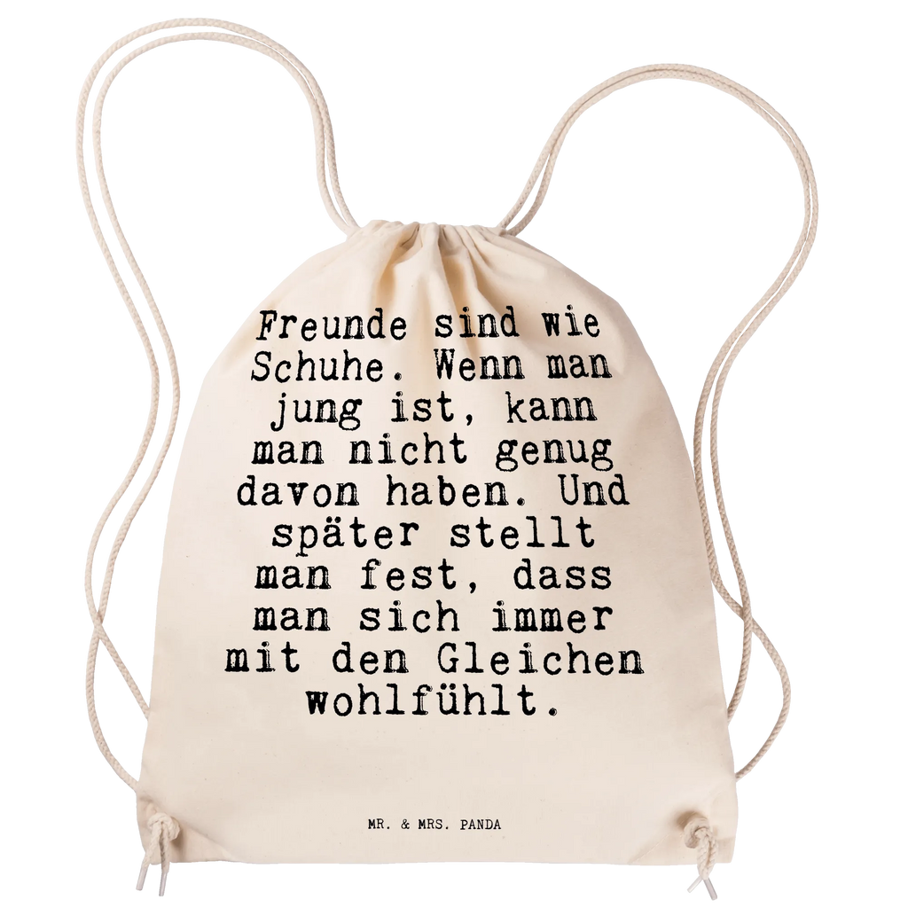 Sportbeutel Freunde sind wie Schuhe.... Sportbeutel, Turnbeutel, Beutel, Sporttasche, Tasche, Stoffbeutel, Sportbeutel Kinder, Gymsack, Beutel Rucksack, Kleine Sporttasche, Sportzubehör, Turnbeutel Baumwolle, Spruch, Sprüche, lustige Sprüche, Weisheiten, Zitate, Spruch Geschenke, Spruch Sprüche Weisheiten Zitate Lustig Weisheit Worte