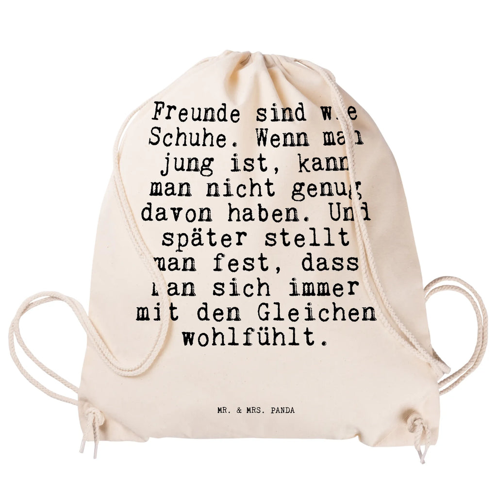 Sportbeutel Freunde sind wie Schuhe.... Sportbeutel, Turnbeutel, Beutel, Sporttasche, Tasche, Stoffbeutel, Sportbeutel Kinder, Gymsack, Beutel Rucksack, Kleine Sporttasche, Sportzubehör, Turnbeutel Baumwolle, Spruch, Sprüche, lustige Sprüche, Weisheiten, Zitate, Spruch Geschenke, Spruch Sprüche Weisheiten Zitate Lustig Weisheit Worte