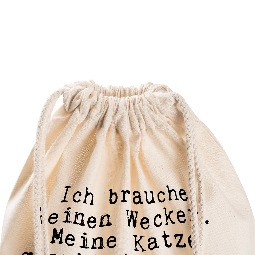 Sportbeutel Sprüche und Zitate Ich brauche keinen Wecker. Meine Katze glaubt immer um genau 6 Uhr, dass sie in ein paar Minuten verhungert ist. Sportbeutel, Turnbeutel, Beutel, Sporttasche, Tasche, Stoffbeutel, Sportbeutel Kinder, Gymsack, Beutel Rucksack, Kleine Sporttasche, Sportzubehör, Turnbeutel Baumwolle, Spruch, Sprüche, lustige Sprüche, Weisheiten, Zitate, Spruch Geschenke, Spruch Sprüche Weisheiten Zitate Lustig Weisheit Worte