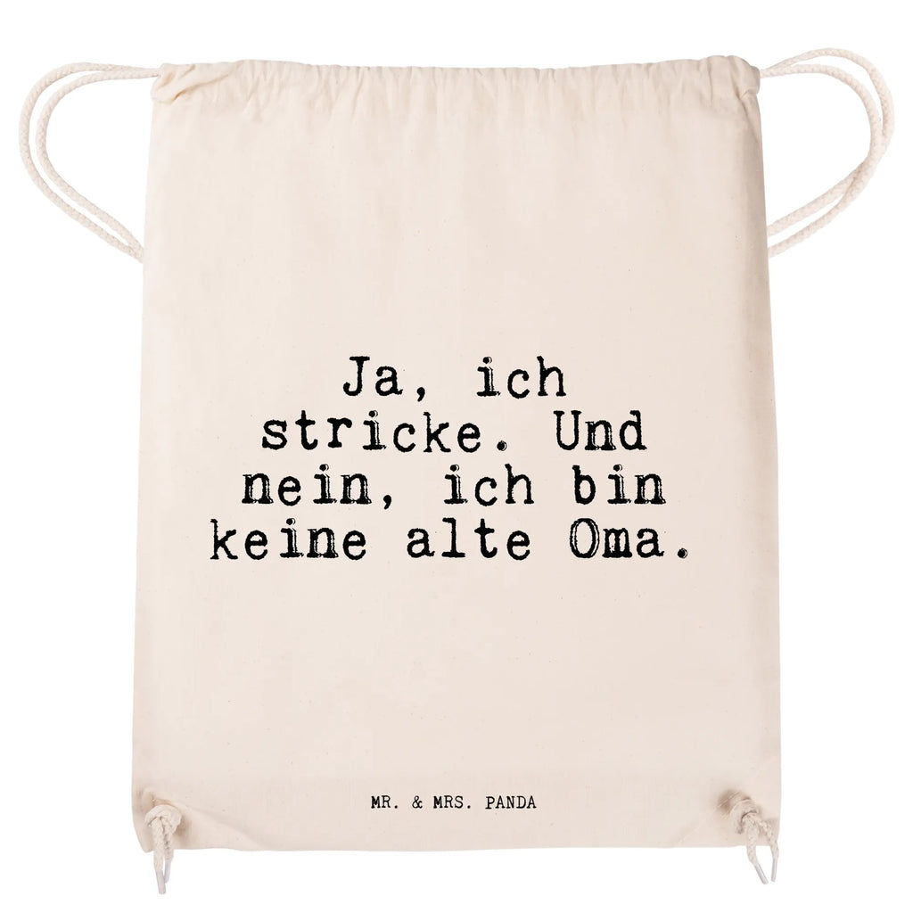 Sportbeutel Ja, ich stricke. Und... Sportbeutel, Turnbeutel, Beutel, Sporttasche, Tasche, Stoffbeutel, Sportbeutel Kinder, Gymsack, Beutel Rucksack, Kleine Sporttasche, Sportzubehör, Turnbeutel Baumwolle, Spruch, Sprüche, lustige Sprüche, Weisheiten, Zitate, Spruch Geschenke, Spruch Sprüche Weisheiten Zitate Lustig Weisheit Worte