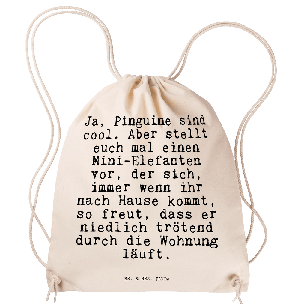 Sportbeutel Ja, Pinguine sind cool.... Sportbeutel, Turnbeutel, Beutel, Sporttasche, Tasche, Stoffbeutel, Sportbeutel Kinder, Gymsack, Beutel Rucksack, Kleine Sporttasche, Sportzubehör, Turnbeutel Baumwolle, Spruch, Sprüche, lustige Sprüche, Weisheiten, Zitate, Spruch Geschenke, Spruch Sprüche Weisheiten Zitate Lustig Weisheit Worte