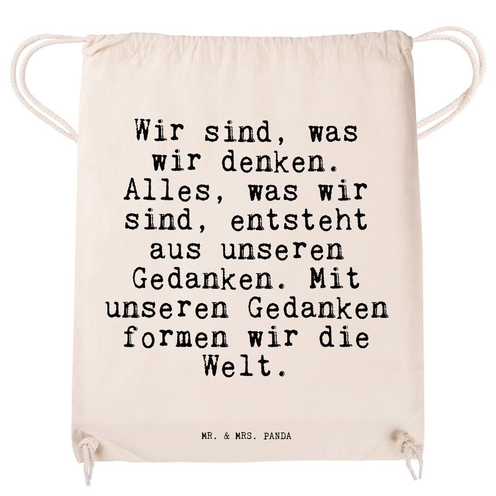 Sportbeutel Wir sind, was wir... Sportbeutel, Turnbeutel, Beutel, Sporttasche, Tasche, Stoffbeutel, Sportbeutel Kinder, Gymsack, Beutel Rucksack, Kleine Sporttasche, Sportzubehör, Turnbeutel Baumwolle, Spruch, Sprüche, lustige Sprüche, Weisheiten, Zitate, Spruch Geschenke, Spruch Sprüche Weisheiten Zitate Lustig Weisheit Worte