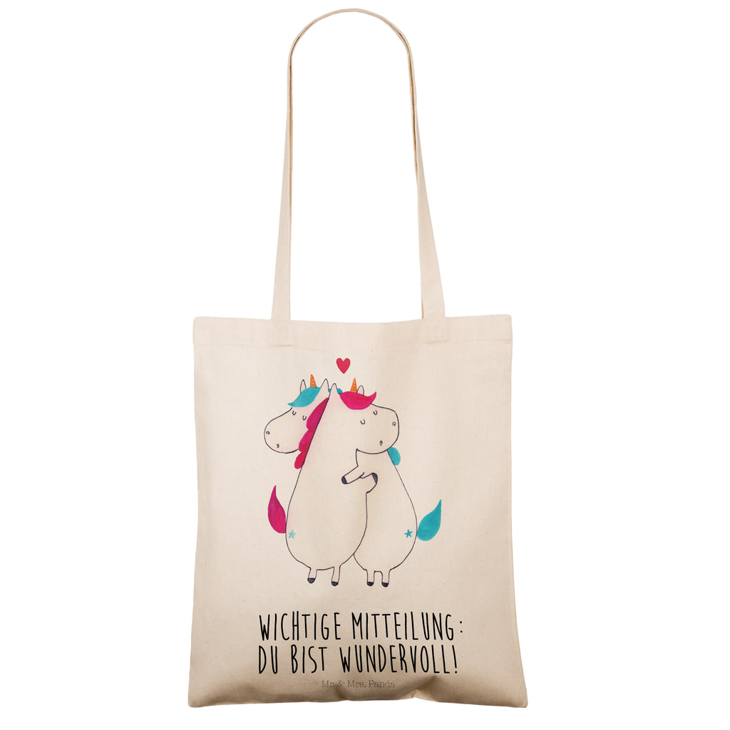 Tragetasche Einhorn Mitteilung Beuteltasche, Beutel, Einkaufstasche, Jutebeutel, Stoffbeutel, Tasche, Shopper, Umhängetasche, Strandtasche, Schultertasche, Stofftasche, Tragetasche, Badetasche, Jutetasche, Einkaufstüte, Laptoptasche, Einhorn, Einhörner, Einhorn Deko, Pegasus, Unicorn, Valentinstag, Valentine, Liebe, Geschenk, Partner, Ehe, lustig, witzig, Spruch