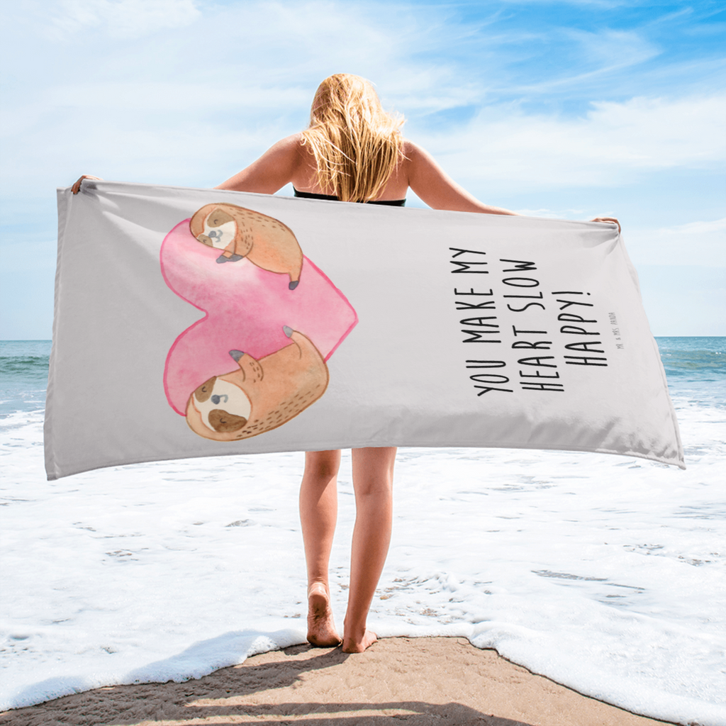 XL Badehandtuch Faultiere Herz Handtuch, Badetuch, Duschtuch, Strandtuch, Saunatuch, Liebe, Partner, Freund, Freundin, Ehemann, Ehefrau, Heiraten, Verlobung, Heiratsantrag, Liebesgeschenk, Jahrestag, Hocheitstag, Valentinstag, Geschenk für Frauen, Hochzeitstag, Mitbringsel, Geschenk für Freundin, Geschenk für Partner, Liebesbeweis, für Männer, für Ehemann