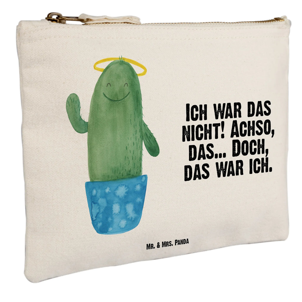 Schminktasche Kaktus Heilig Schminktasche, Kosmetiktasche, Kosmetikbeutel, Stiftemäppchen, Etui, Federmappe, Makeup, XXL, Schminketui, Kosmetiketui, Schlamperetui, Kaktus, Kakteen, frech, lustig, Kind, Eltern, Familie, Bruder, Schwester, Schwestern, Freundin, Heiligenschein