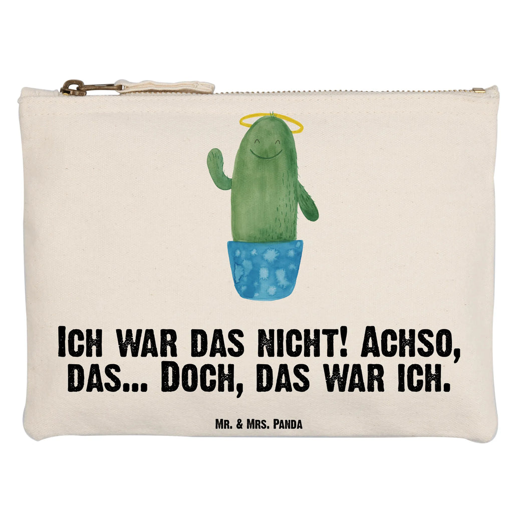 Schminktasche Kaktus Heilig Schminktasche, Kosmetiktasche, Kosmetikbeutel, Stiftemäppchen, Etui, Federmappe, Makeup, XXL, Schminketui, Kosmetiketui, Schlamperetui, Kaktus, Kakteen, frech, lustig, Kind, Eltern, Familie, Bruder, Schwester, Schwestern, Freundin, Heiligenschein