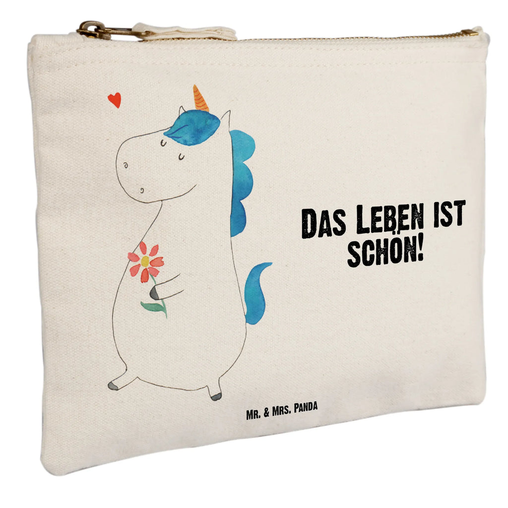 Schminktasche Einhorn Spaziergang Schminktasche, Kosmetiktasche, Kosmetikbeutel, Stiftemäppchen, Etui, Federmappe, Makeup, XXL, Schminketui, Kosmetiketui, Schlamperetui, Einhorn, Einhörner, Einhorn Deko, Pegasus, Unicorn, Glitzer, Blumen, Spaziergang, Motivation, Gute Laune, Freude, Freundin, Mutter, Schwester