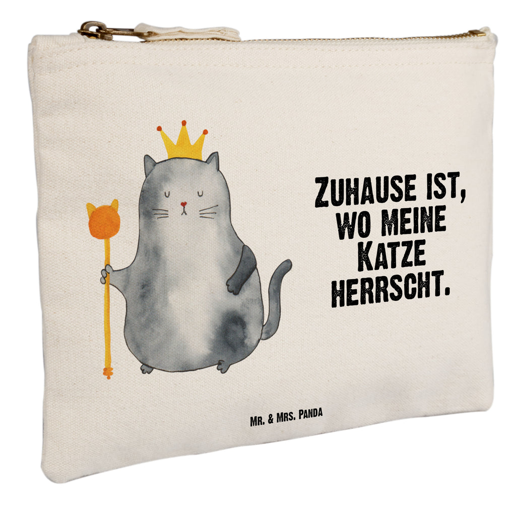 Schminktasche Katze König Schminktasche, Kosmetiktasche, Kosmetikbeutel, Stiftemäppchen, Etui, Federmappe, Makeup, XXL, Schminketui, Kosmetiketui, Schlamperetui, Katze, Katzenmotiv, Katzenfan, Katzendeko, Katzenfreund, Katzenliebhaber, Katzenprodukte, Katzenartikel, Katzenaccessoires, Katzensouvenirs, Katzenliebhaberprodukte, Katzenmotive, Katzen, Kater, Mietze, Cat, Cats, Katzenhalter, Katzenbesitzerin, Haustier, König, Königin, Queen, Familie, Mietzhaus, Wohnung, erste eigenen Wohnung, Umzug, Einzug