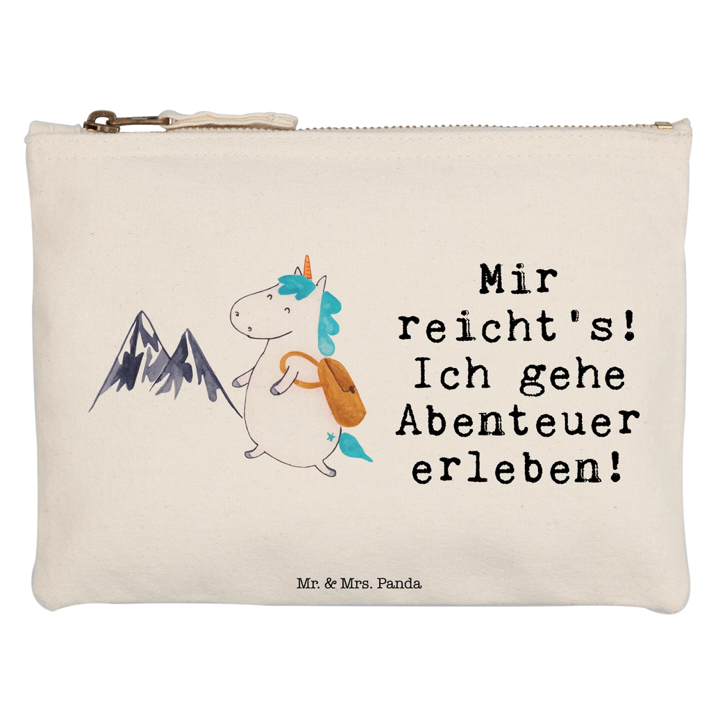 Schminktasche Einhorn Bergsteiger Schminktasche, Kosmetiktasche, Kosmetikbeutel, Stiftemäppchen, Etui, Federmappe, Makeup, XXL, Schminketui, Kosmetiketui, Schlamperetui, Einhorn, Einhörner, Einhorn Deko, Pegasus, Unicorn, Bergsteiger, Abenteuer, Berge, Abenteurer, Weltenbummler, Weltreise, Reisen, Urlaub, Entdecker