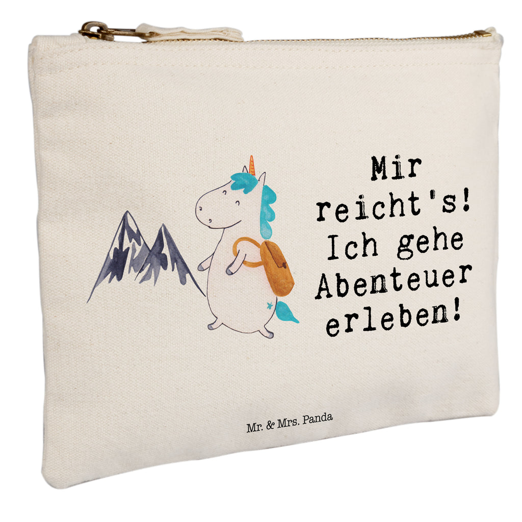 Schminktasche Einhorn Bergsteiger Schminktasche, Kosmetiktasche, Kosmetikbeutel, Stiftemäppchen, Etui, Federmappe, Makeup, XXL, Schminketui, Kosmetiketui, Schlamperetui, Einhorn, Einhörner, Einhorn Deko, Pegasus, Unicorn, Bergsteiger, Abenteuer, Berge, Abenteurer, Weltenbummler, Weltreise, Reisen, Urlaub, Entdecker