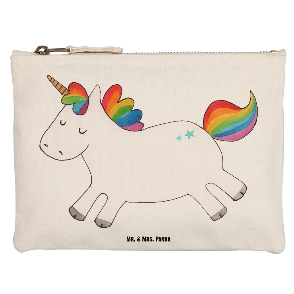 Schminktasche Einhorn Happy Schminktasche, Kosmetiktasche, Kosmetikbeutel, Stiftemäppchen, Etui, Federmappe, Makeup, XXL, Schminketui, Kosmetiketui, Schlamperetui, Einhorn, Einhörner, Einhorn Deko, Pegasus, Unicorn, glücklich, fröhlich, Spaß, Freude, Lebensfreude, witzig, spannend, Lächeln, Lachen