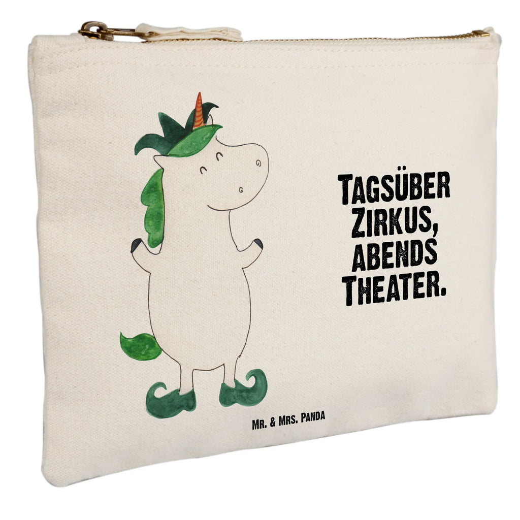 Schminktasche Einhorn Joker Schminktasche, Kosmetiktasche, Kosmetikbeutel, Stiftemäppchen, Etui, Federmappe, Makeup, XXL, Schminketui, Kosmetiketui, Schlamperetui, Einhorn, Einhörner, Einhorn Deko, Pegasus, Unicorn, Hofnarr, Kasper, Gaukler, Mittelalter