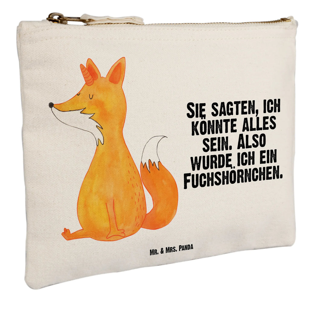 Schminktasche Einhorn Wunsch Schminktasche, Kosmetiktasche, Kosmetikbeutel, Stiftemäppchen, Etui, Federmappe, Makeup, XXL, Schminketui, Kosmetiketui, Schlamperetui, Einhorn, Einhörner, Einhorn Deko, Unicorn, Fuchs, Unicorns, Fuchshörnchen, Fuchshorn, Foxycorn, Füchse