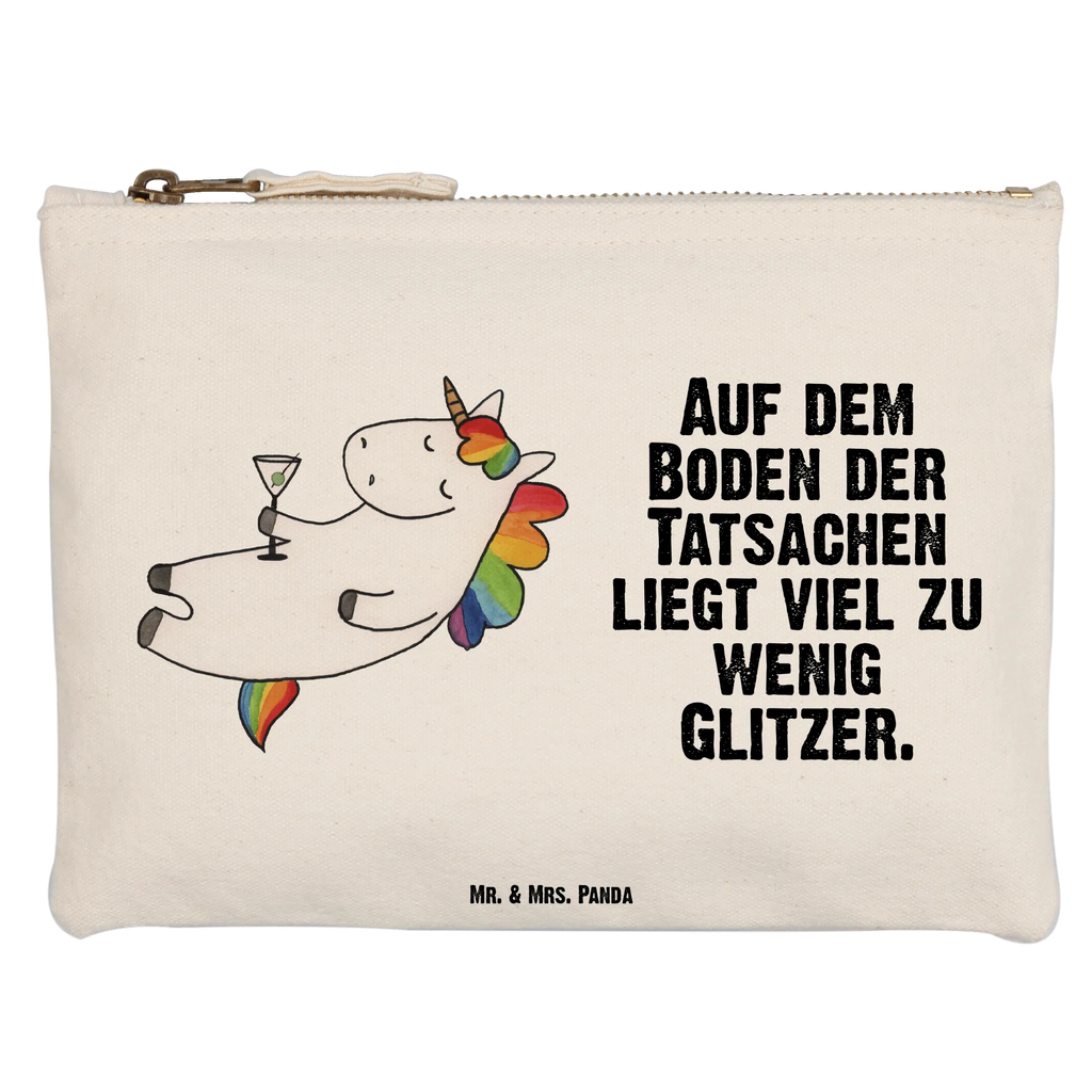 Schminktasche Einhorn Cocktail Schminktasche, Kosmetiktasche, Kosmetikbeutel, Stiftemäppchen, Etui, Federmappe, Makeup, XXL, Schminketui, Kosmetiketui, Schlamperetui, Einhorn, Einhörner, Einhorn Deko, Pegasus, Unicorn, Party, Spaß, Feiern, Caipirinha, Rum, Cuba Libre, Sekt, Freundin, Geburtstag, lustig, witzig, Spruch, Glitzer