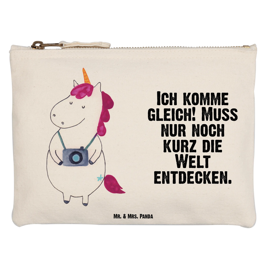 Schminktasche Einhorn Fotograf Schminktasche, Kosmetiktasche, Kosmetikbeutel, Stiftemäppchen, Etui, Federmappe, Makeup, XXL, Schminketui, Kosmetiketui, Schlamperetui, Einhorn, Einhörner, Einhorn Deko, Pegasus, Unicorn, Fotograf, Fotografie, Kamera, Reisen, Weltreise, Weltenbummler, Urlaub, Tourist, Kurztrip, Reise, Städtereise