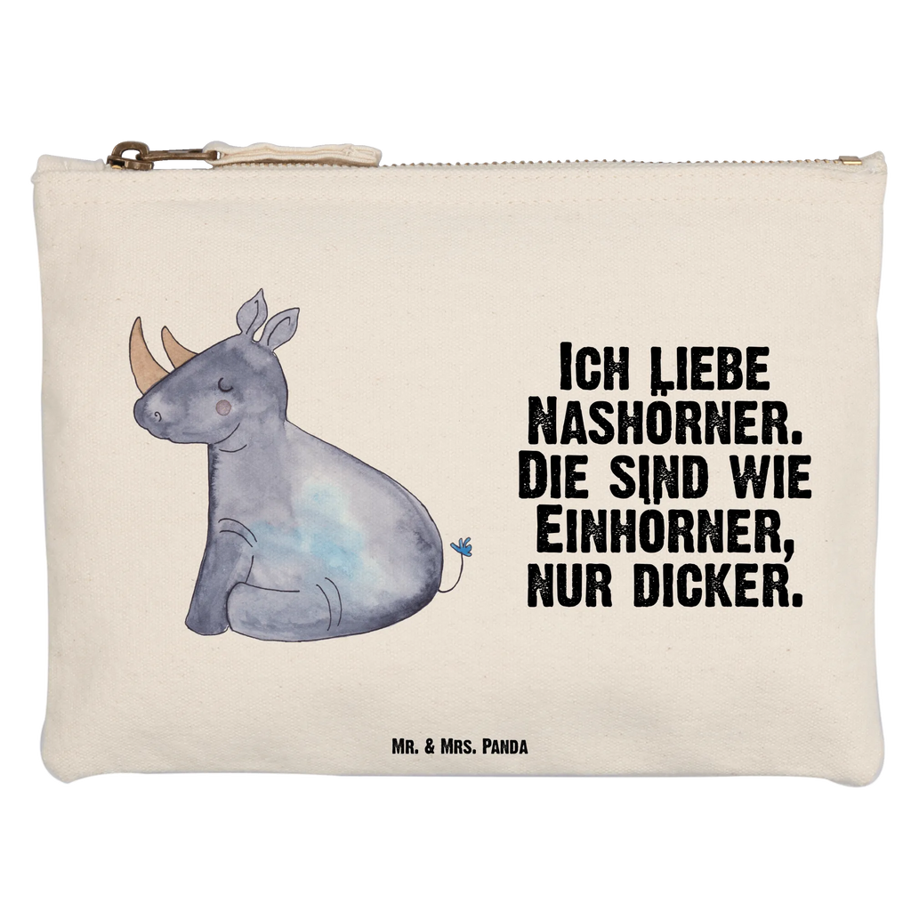 Schminktasche Einhorn Nashorn Schminktasche, Kosmetiktasche, Kosmetikbeutel, Stiftemäppchen, Etui, Federmappe, Makeup, XXL, Schminketui, Kosmetiketui, Schlamperetui, Einhorn, Einhörner, Einhorn Deko, Pegasus, Unicorn, Regenbogen, witzig, lustig, Zoo, Glitzer, Einhornpower, Erwachsenwerden, Nashorn, Nashörner