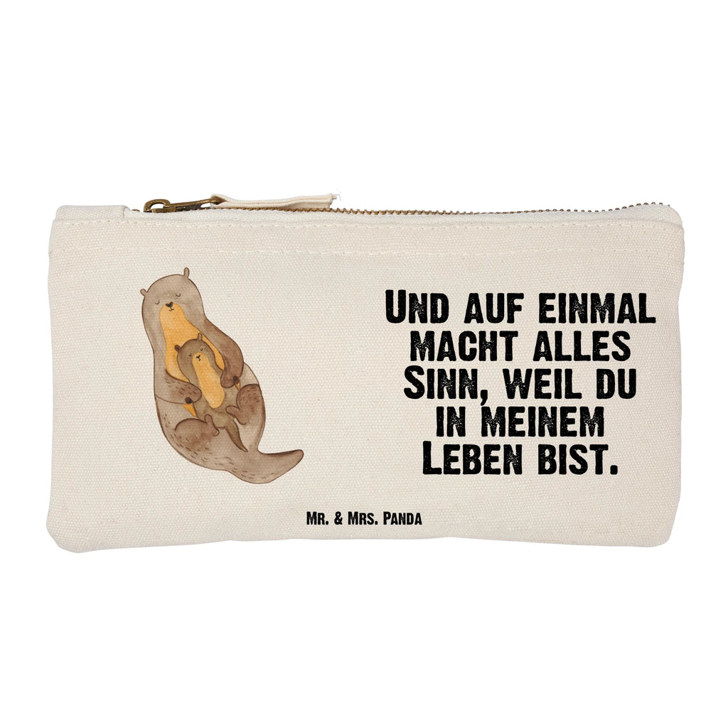 Schminktasche Otter Kind Schminktasche, Kosmetiktasche, Kosmetikbeutel, Stiftemäppchen, Etui, Federmappe, Makeup, XXL, Schminketui, Kosmetiketui, Schlamperetui, Otter, Fischotter, Seeotter, Otter Seeotter See Otter