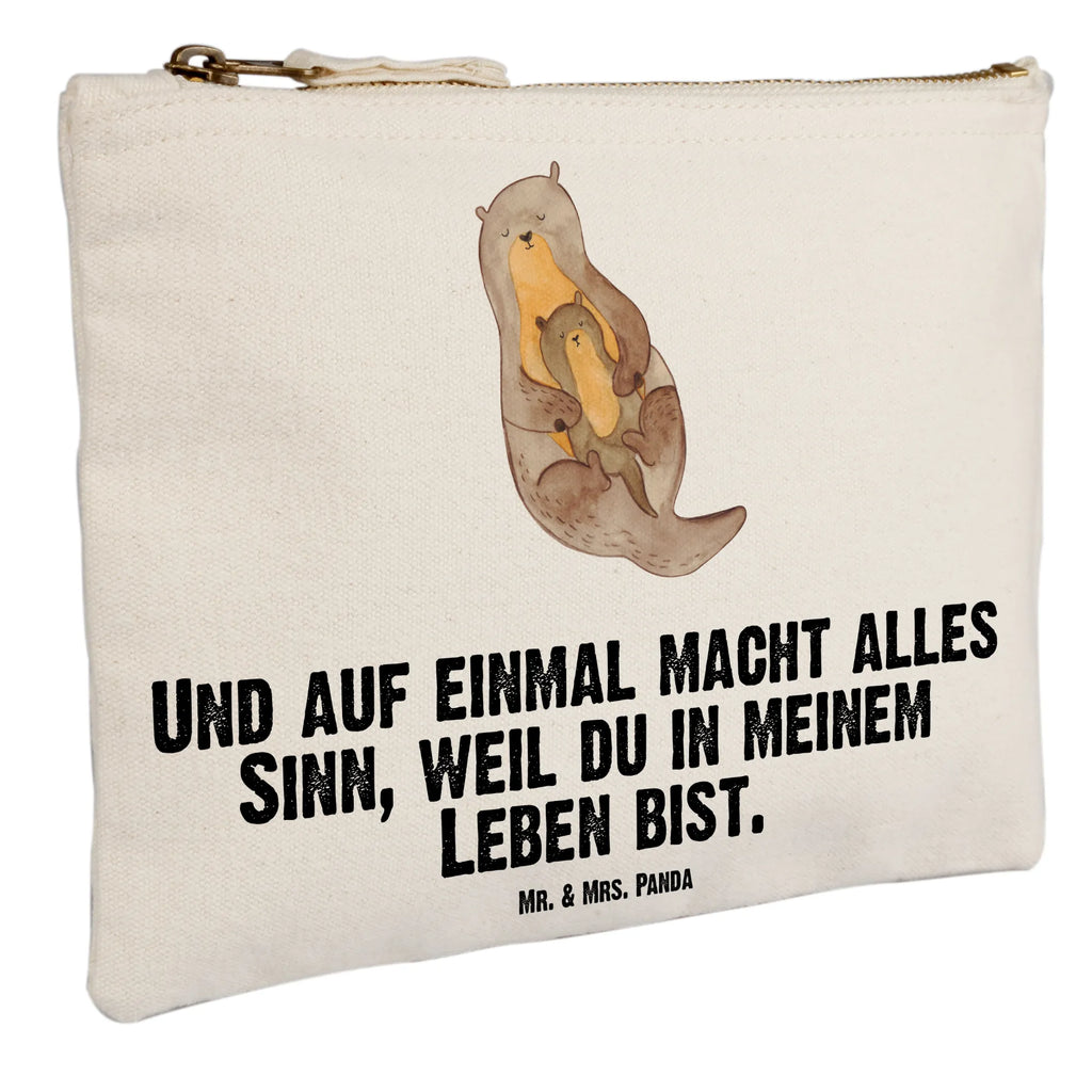 Schminktasche Otter Kind Schminktasche, Kosmetiktasche, Kosmetikbeutel, Stiftemäppchen, Etui, Federmappe, Makeup, XXL, Schminketui, Kosmetiketui, Schlamperetui, Otter, Fischotter, Seeotter, Otter Seeotter See Otter