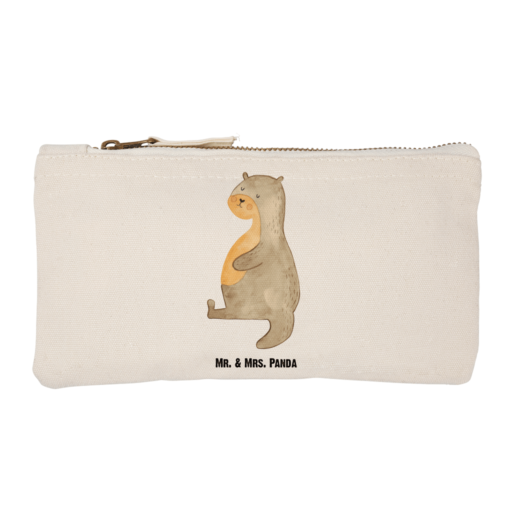 Schminktasche Otter Bauch Schminktasche, Kosmetiktasche, Kosmetikbeutel, Stiftemäppchen, Etui, Federmappe, Makeup, XXL, Schminketui, Kosmetiketui, Schlamperetui, Otter, Fischotter, Seeotter, Otter Seeotter See Otter