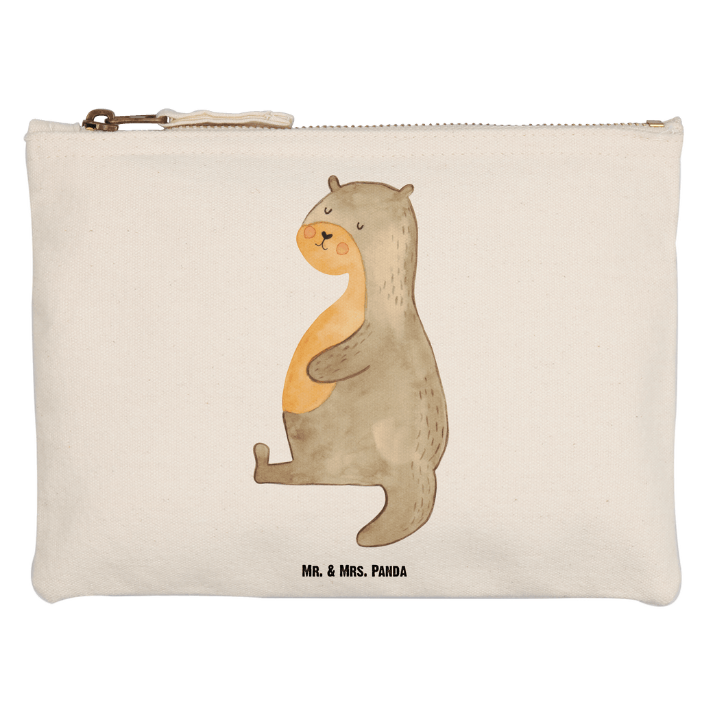 Schminktasche Otter Bauch Schminktasche, Kosmetiktasche, Kosmetikbeutel, Stiftemäppchen, Etui, Federmappe, Makeup, XXL, Schminketui, Kosmetiketui, Schlamperetui, Otter, Fischotter, Seeotter, Otter Seeotter See Otter