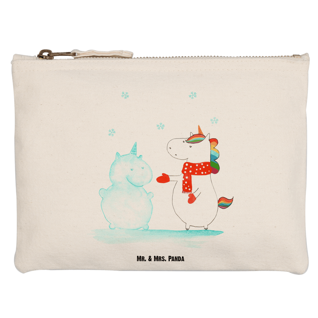 Schminktasche Einhorn Schneemann Schminktasche, Kosmetiktasche, Kosmetikbeutel, Stiftemäppchen, Etui, Federmappe, Makeup, XXL, Schminketui, Kosmetiketui, Schlamperetui, Einhorn, Einhörner, Einhorn Deko, Pegasus, Unicorn, Schneemann, Winter, Schnee, Kuchen, Weihnachten, kalt, Mütze, Handschuhe, X-Mas