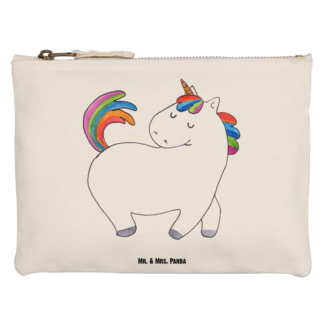 Schminktasche Einhorn Stolzieren Schminktasche, Kosmetiktasche, Kosmetikbeutel, Stiftemäppchen, Etui, Federmappe, Makeup, XXL, Schminketui, Kosmetiketui, Schlamperetui, Einhorn, Einhörner, Einhorn Deko, Pegasus, Unicorn, stolz, anders, bunt, Pferd, Reiter, Reiten, Freundin, Geschenk