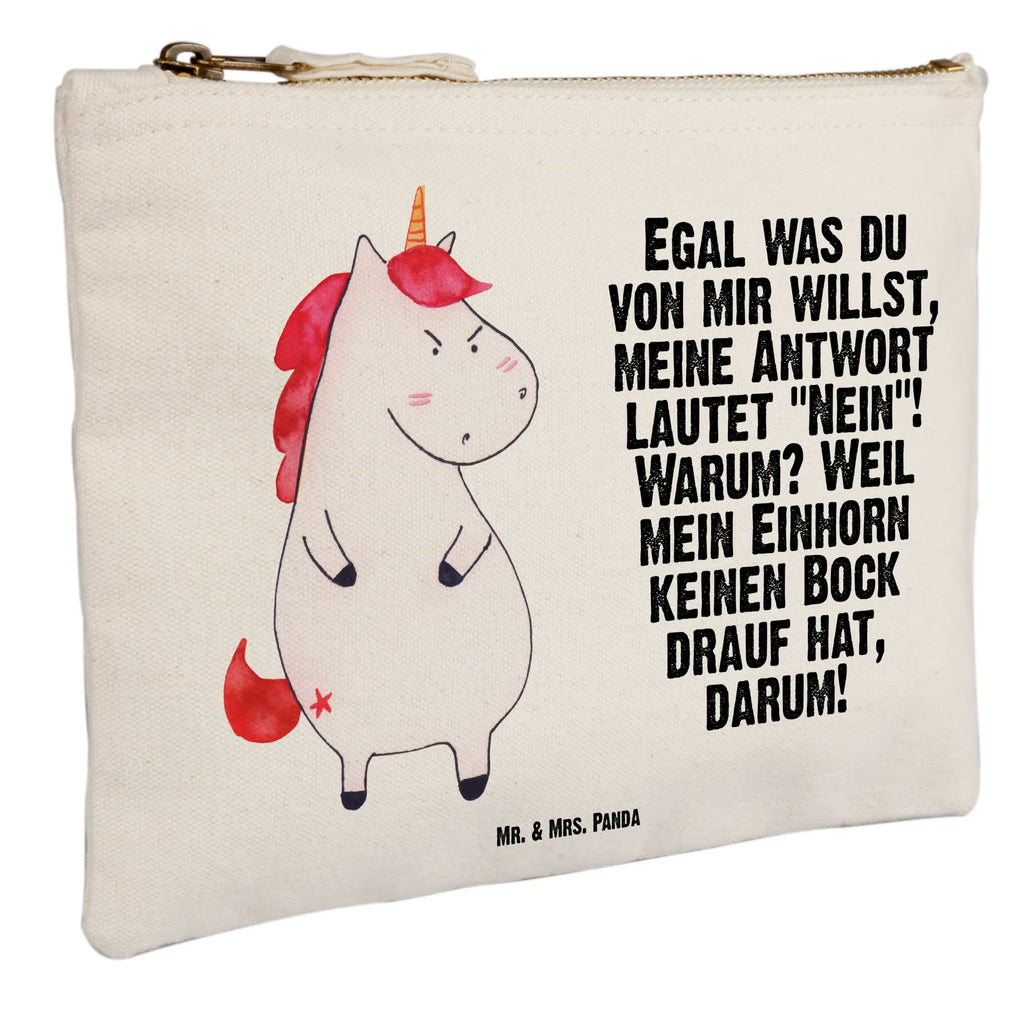 Schminktasche Einhorn Wut Schminktasche, Kosmetiktasche, Kosmetikbeutel, Stiftemäppchen, Etui, Federmappe, Makeup, XXL, Schminketui, Kosmetiketui, Schlamperetui, Einhorn, Einhörner, Einhorn Deko, Pegasus, Unicorn, Realität, Ansage, lustlos, nein, Büro, Arbeit, wütend, dumme Fragen, lustig, Spaß, Geschenk