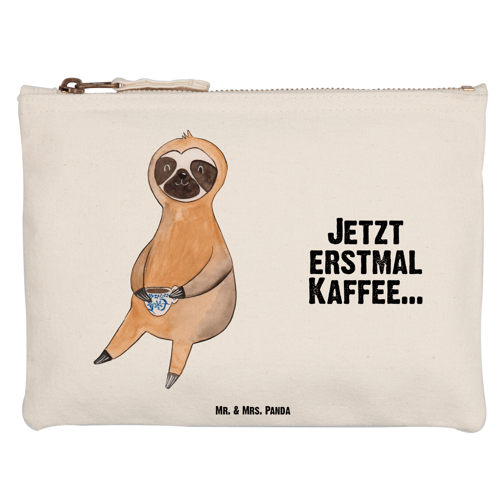 Schminktasche Faultier Kaffee Schminktasche, Kosmetiktasche, Kosmetikbeutel, Stiftemäppchen, Etui, Federmappe, Makeup, XXL, Schminketui, Kosmetiketui, Schlamperetui, Faultier, Faultier Geschenk, Faultier Deko, Faultiere, faul, Lieblingstier, Kaffee, erster Kaffee, Morgenmuffel, Frühaufsteher, Kaffeetasse, Genießer, Coffee, Kaffeegetränk