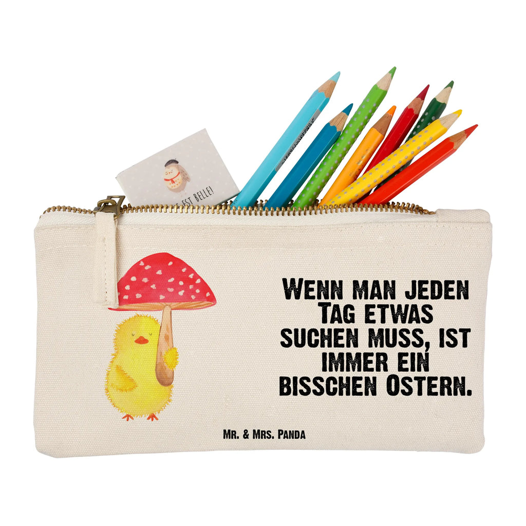 Schminktasche Küken Fliegenpilz Schminktasche, Kosmetiktasche, Kosmetikbeutel, Stiftemäppchen, Etui, Federmappe, Makeup, XXL, Schminketui, Kosmetiketui, Schlamperetui, Ostern, Osterhase, Ostergeschenke, Osternest, Osterdeko, Geschenke zu Ostern, Ostern Geschenk, Ostergeschenke Kinder, Ostern Kinder, Küken, Fliegenpilz, Glückspilz, Frohe Ostern, Ostergrüße