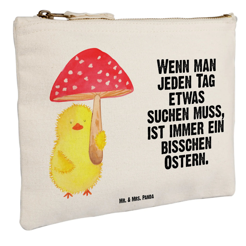 Schminktasche Küken Fliegenpilz Schminktasche, Kosmetiktasche, Kosmetikbeutel, Stiftemäppchen, Etui, Federmappe, Makeup, XXL, Schminketui, Kosmetiketui, Schlamperetui, Ostern, Osterhase, Ostergeschenke, Osternest, Osterdeko, Geschenke zu Ostern, Ostern Geschenk, Ostergeschenke Kinder, Ostern Kinder, Küken, Fliegenpilz, Glückspilz, Frohe Ostern, Ostergrüße