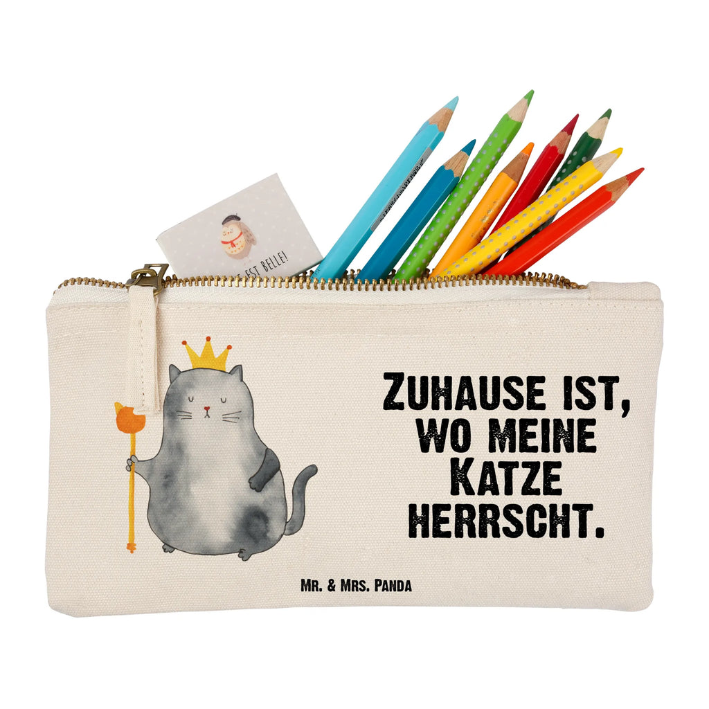 Schminktasche Katze König Schminktasche, Kosmetiktasche, Kosmetikbeutel, Stiftemäppchen, Etui, Federmappe, Makeup, XXL, Schminketui, Kosmetiketui, Schlamperetui, Katze, Katzenmotiv, Katzenfan, Katzendeko, Katzenfreund, Katzenliebhaber, Katzenprodukte, Katzenartikel, Katzenaccessoires, Katzensouvenirs, Katzenliebhaberprodukte, Katzenmotive, Katzen, Kater, Mietze, Cat, Cats, Katzenhalter, Katzenbesitzerin, Haustier, König, Königin, Queen, Familie, Mietzhaus, Wohnung, erste eigenen Wohnung, Umzug, Einzug