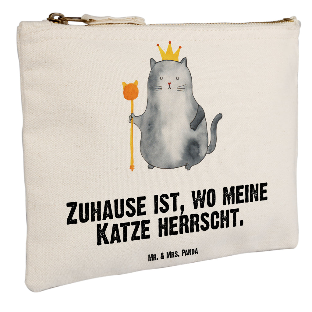 Schminktasche Katze König Schminktasche, Kosmetiktasche, Kosmetikbeutel, Stiftemäppchen, Etui, Federmappe, Makeup, XXL, Schminketui, Kosmetiketui, Schlamperetui, Katze, Katzenmotiv, Katzenfan, Katzendeko, Katzenfreund, Katzenliebhaber, Katzenprodukte, Katzenartikel, Katzenaccessoires, Katzensouvenirs, Katzenliebhaberprodukte, Katzenmotive, Katzen, Kater, Mietze, Cat, Cats, Katzenhalter, Katzenbesitzerin, Haustier, König, Königin, Queen, Familie, Mietzhaus, Wohnung, erste eigenen Wohnung, Umzug, Einzug