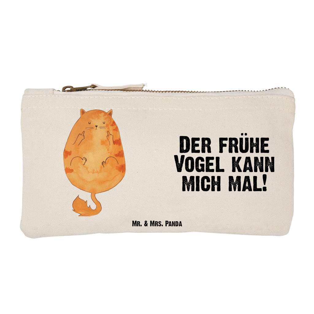 Schminktasche Katze Frühaufsteher Schminktasche, Kosmetiktasche, Kosmetikbeutel, Stiftemäppchen, Etui, Federmappe, Makeup, XXL, Schminketui, Kosmetiketui, Schlamperetui, Katze, Katzenmotiv, Katzenfan, Katzendeko, Katzenfreund, Katzenliebhaber, Katzenprodukte, Katzenartikel, Katzenaccessoires, Katzensouvenirs, Katzenliebhaberprodukte, Katzenmotive, Der frühe Vogel kann mich mal, Morgenmuffel, Frühaufsteher, Kaffee, Katzen, Kater, Mietze