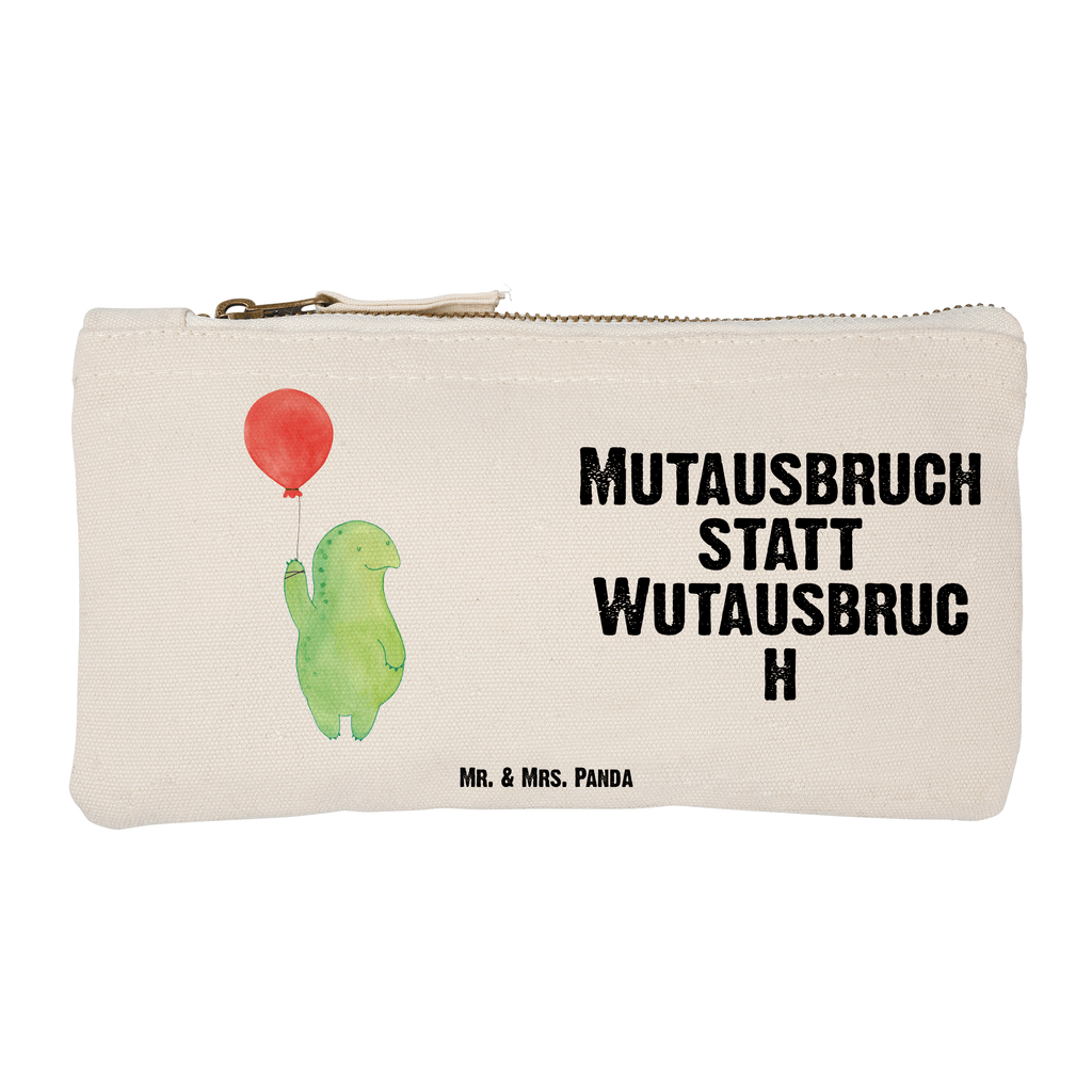 Schminktasche Schildkröte Luftballon Schminktasche, Kosmetiktasche, Kosmetikbeutel, Stiftemäppchen, Etui, Federmappe, Makeup, XXL, Schminketui, Kosmetiketui, Schlamperetui, Schildkröte, Schildkröten, Mutausbruch, Motivation, Motivationsspruch