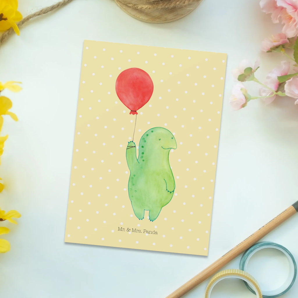 Postkarte Schildkröte Luftballon Postkarte, Karte, Geschenkkarte, Grußkarte, Einladung, Ansichtskarte, Geburtstagskarte, Einladungskarte, Dankeskarte, Ansichtskarten, Einladung Geburtstag, Einladungskarten Geburtstag, Schildkröte, Schildkröten, Mutausbruch, Motivation, Motivationsspruch