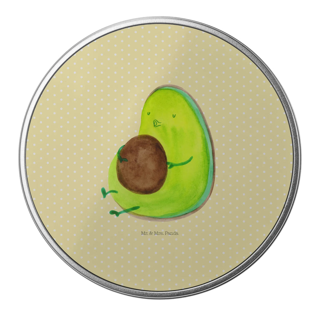 Blechdose rund Avocado Pfeifen Metalldose, Keksdose, Dose, Vorratsdose, Geschenkbox, Lunchbox, Aufbewahrungsbox, Vorratsdosen, Metallkiste, Metallbox, Metallboxen, Aufbewahrungskiste, Geschenkkiste, Blechdosen mit Deckel, Metallkiste mit Deckel, Vorratsdosen mit Deckel, Metall Dose, Avocado, Veggie, Vegan, Gesund, Diät, Abnehmen, Ernährung, dick sein