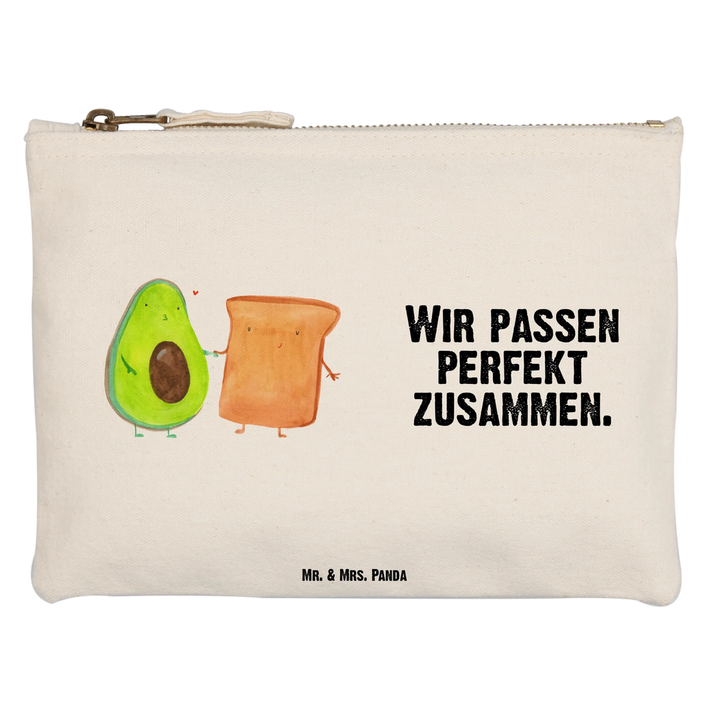 Schminktasche Avocado Toast Schminktasche, Kosmetiktasche, Kosmetikbeutel, Stiftemäppchen, Etui, Federmappe, Makeup, XXL, Schminketui, Kosmetiketui, Schlamperetui, Avocado, Veggie, Vegan, Gesund, Toast, Toastbrot, Liebespaar, Pärchen, Freund, Freundin, Verlobt, Verlobungsparty, Hochzeit, Hochzeitsgeschenk, Jahrestag, Jahrestagsgeschenk