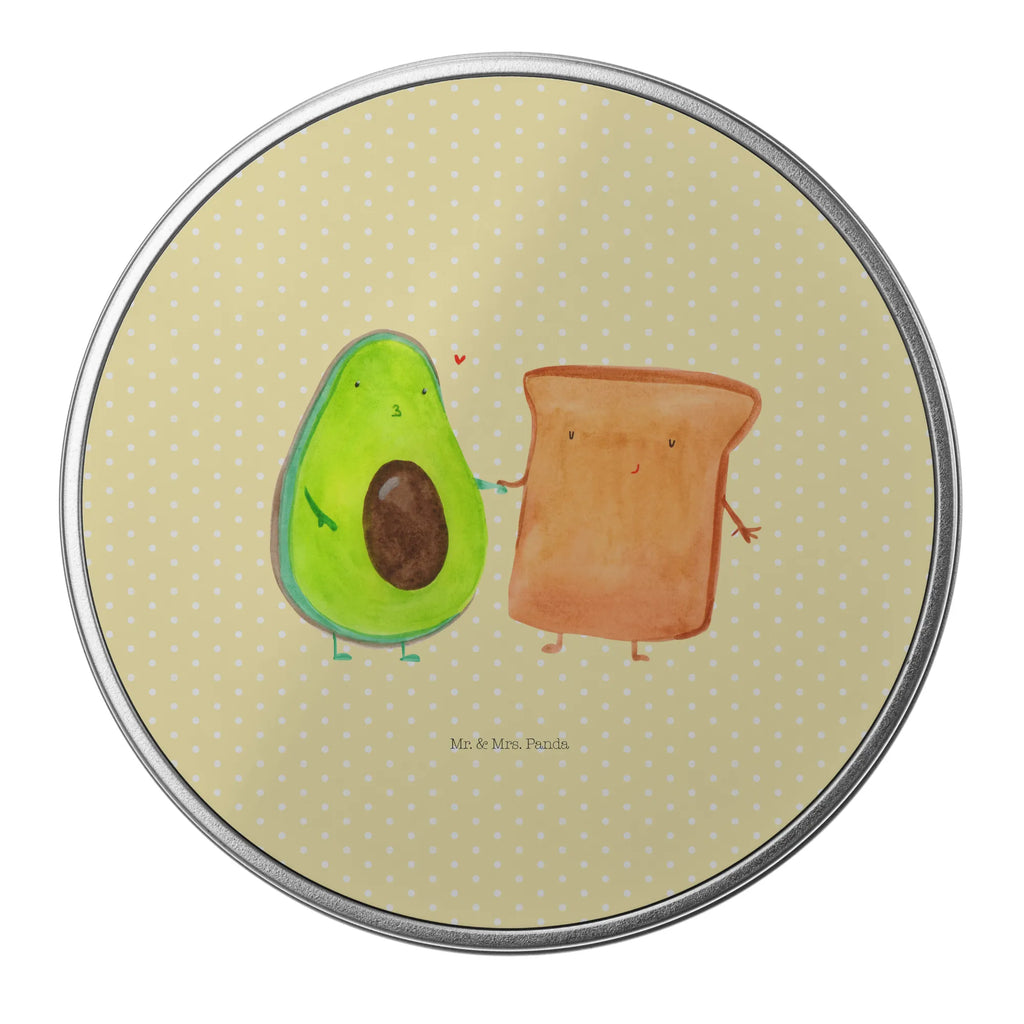 Blechdose rund Avocado Toast Metalldose, Keksdose, Dose, Vorratsdose, Geschenkbox, Lunchbox, Aufbewahrungsbox, Vorratsdosen, Metallkiste, Metallbox, Metallboxen, Aufbewahrungskiste, Geschenkkiste, Blechdosen mit Deckel, Metallkiste mit Deckel, Vorratsdosen mit Deckel, Metall Dose, Avocado, Veggie, Vegan, Gesund, Toast, Toastbrot, Liebespaar, Pärchen, Freund, Freundin, Verlobt, Verlobungsparty, Hochzeit, Hochzeitsgeschenk, Jahrestag, Jahrestagsgeschenk