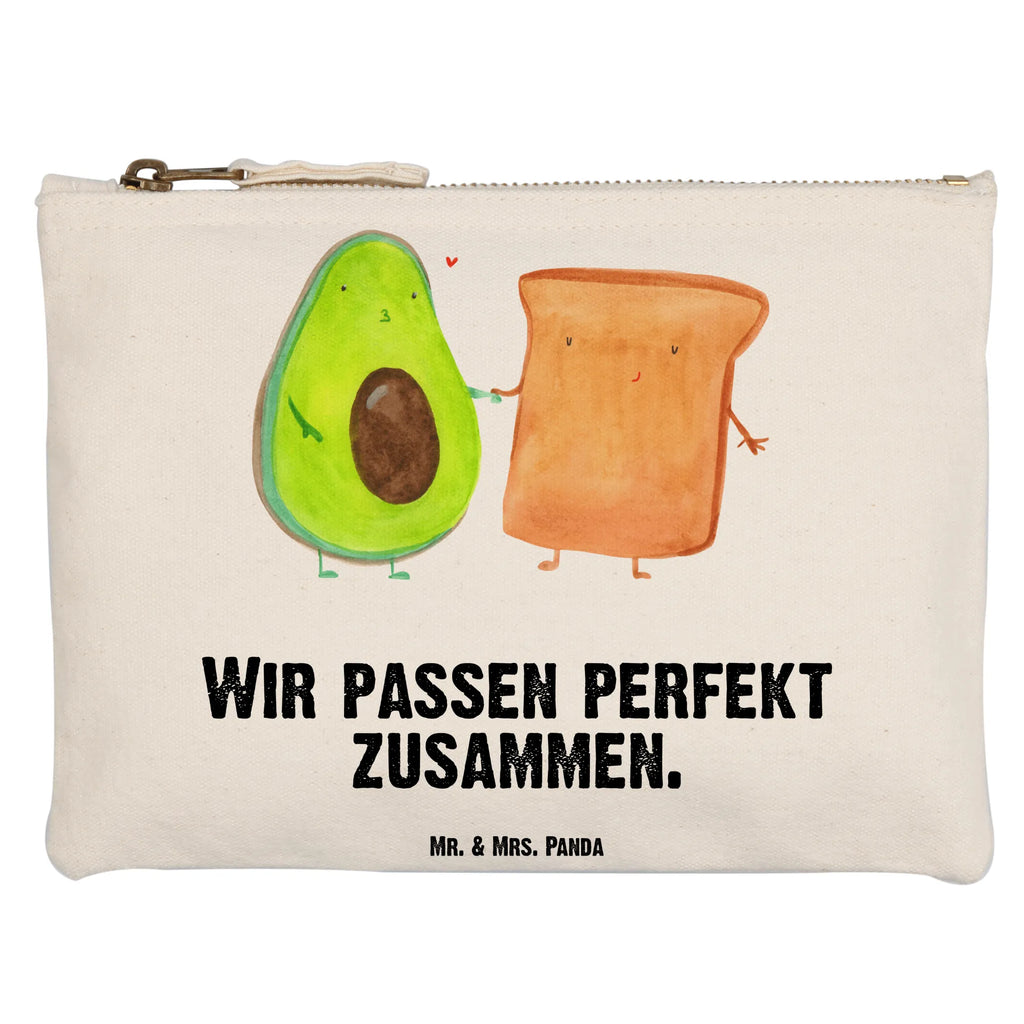 Schminktasche Avocado Toast Schminktasche, Kosmetiktasche, Kosmetikbeutel, Stiftemäppchen, Etui, Federmappe, Makeup, XXL, Schminketui, Kosmetiketui, Schlamperetui, Avocado, Veggie, Vegan, Gesund, Toast, Toastbrot, Liebespaar, Pärchen, Freund, Freundin, Verlobt, Verlobungsparty, Hochzeit, Hochzeitsgeschenk, Jahrestag, Jahrestagsgeschenk