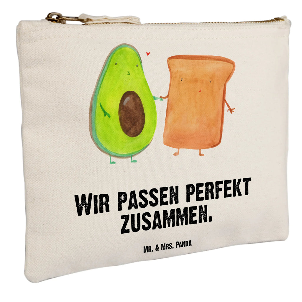 Schminktasche Avocado Toast Schminktasche, Kosmetiktasche, Kosmetikbeutel, Stiftemäppchen, Etui, Federmappe, Makeup, XXL, Schminketui, Kosmetiketui, Schlamperetui, Avocado, Veggie, Vegan, Gesund, Toast, Toastbrot, Liebespaar, Pärchen, Freund, Freundin, Verlobt, Verlobungsparty, Hochzeit, Hochzeitsgeschenk, Jahrestag, Jahrestagsgeschenk