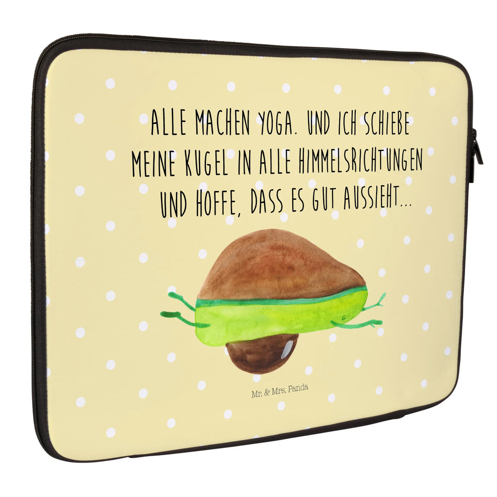 Notebook Tasche Avocado Yoga Notebook Tasche, Laptop, Computertasche, Tasche, Notebook-Tasche, Notebook-Reisehülle, Notebook Schutz, Avocado, Veggie, Vegan, Gesund, Avocado Yoga Vegan