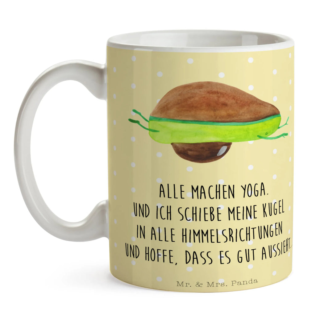 Tasse Avocado Yoga Tasse, Kaffeetasse, Teetasse, Becher, Kaffeebecher, Teebecher, Keramiktasse, Porzellantasse, Büro Tasse, Geschenk Tasse, Tasse Sprüche, Tasse Motive, Kaffeetassen, Tasse bedrucken, Designer Tasse, Cappuccino Tassen, Schöne Teetassen, Avocado, Veggie, Vegan, Gesund, Avocado Yoga Vegan